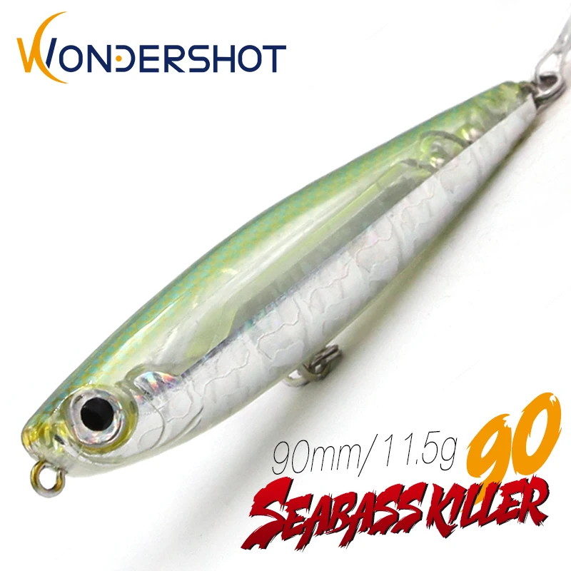 Wondershot D02 Señuelos de Pesca 2024 Bass Killer 90mm/11,5g Isca Artificial Wobbler Señuelos de Pesca de Carpa cebos artificiales aparejos