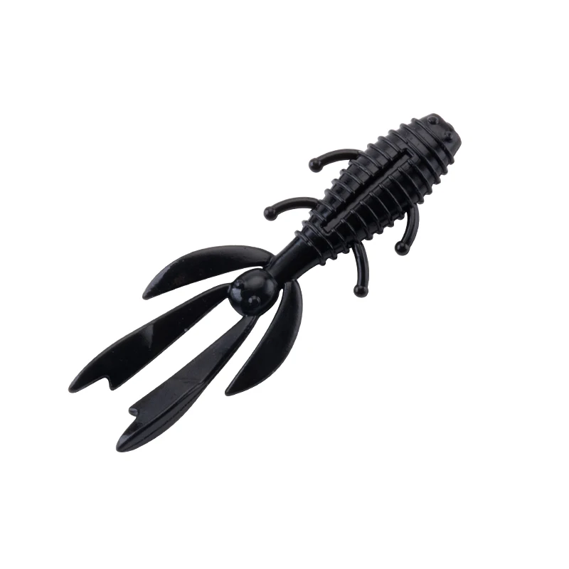 Señuelos de Pesca de 63mm/20 piezas, 2,1g, señuelos blandos de pesca de camarón, Señuelos de Pesca de plástico suave, Superco - imagen 5