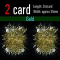 2pcs  Gold