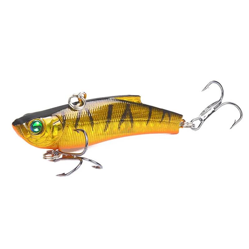 Señuelos de Pesca con vibración VIB Vibe para perca, cebo Artificial duro de 18g y 7cm, Spinner VIB, aparejos de pesca de hundimiento, Pin de 7 colores - imagen 5