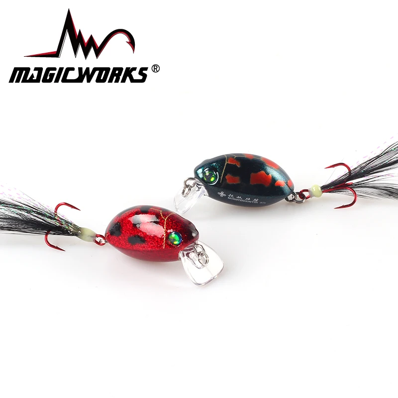 Señuelos de pesca mágicos Crankbaits, 5g, 7g, Wobblers para Lucio, Crankbait, perca, señuelo duro, lubina, cebo Artificial, aparejos de pesca, Lucio - imagen 5