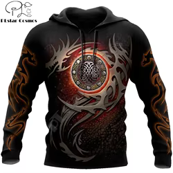 Armadura tatuaje y mazmorra dragón 3D impreso Unisex Deluxe Sudadera con capucha hombres sudadera Zip pulóver chaqueta Casual chándal KJ0279