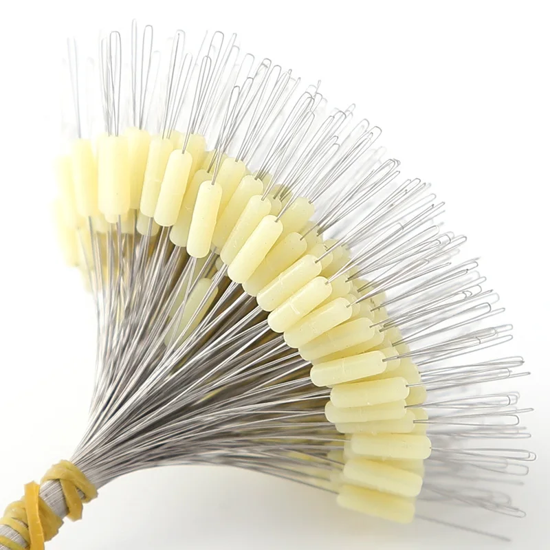 Bobber de pesca de silicona Space Bean, tapón ovalado, Conector de engranaje antihebra, accesorios de pesca resistentes, 300 Uds. - imagen 3