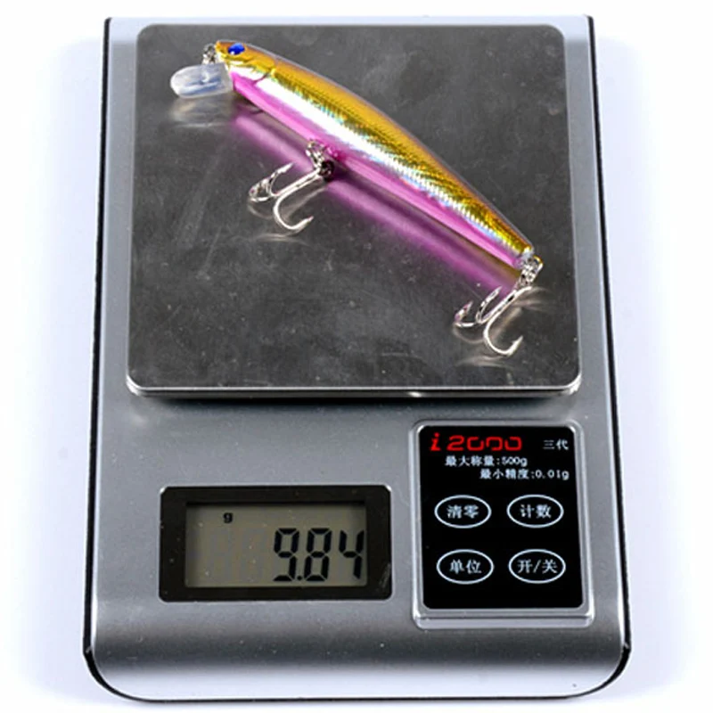 Mini señuelo de pesca, cebos duros de 9cm/6g, 72mm/6g, 9,6 cm/9,8g, cebos artificiales de hundimiento lento, aparejos de pesca Wobblers de alta calidad - imagen 4