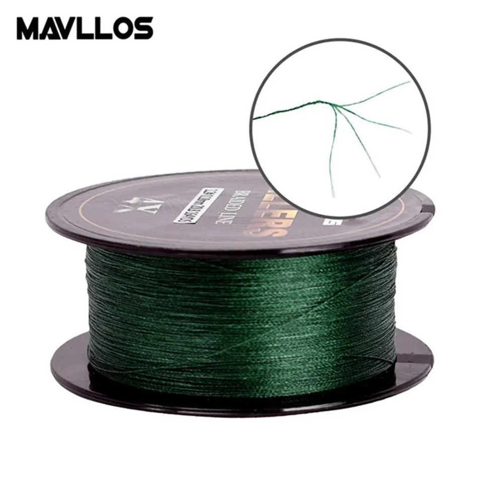 Mavllos-sedal de pesca trenzado de 150m/220m, 4 hebras, 0,06-0,6mm, 4-121Lb, multifilamento de agua salada súper fuerte, 4W, PE - imagen 4