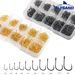 Anzuelos jig head FLYSAND – Carbono para agua salada