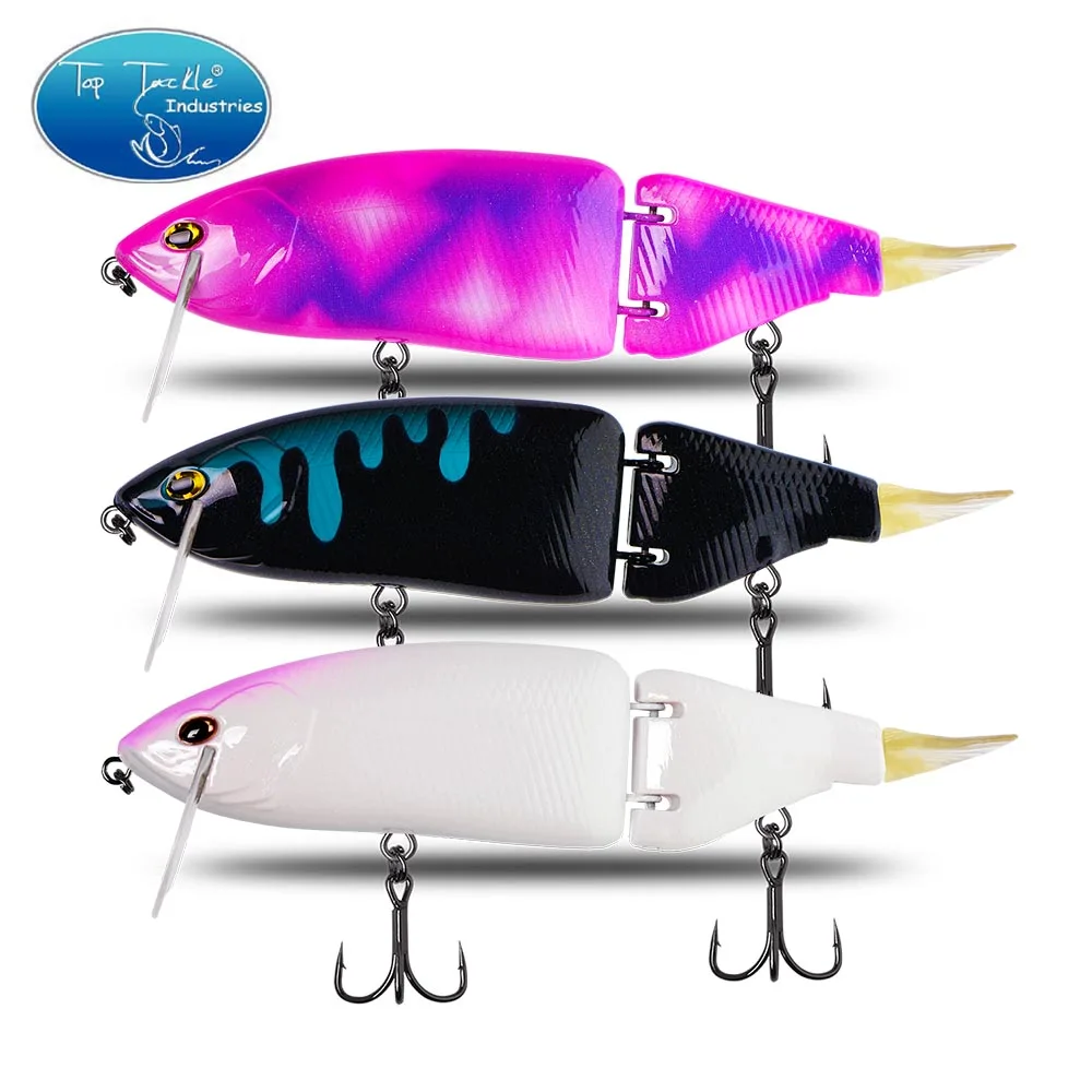 Cebo articulado 135mm 33g Shad Glider Swimbait Señuelos de Pesca cuerpo duro flotante articulado lubina aparejos de cebo de pesca - imagen 3