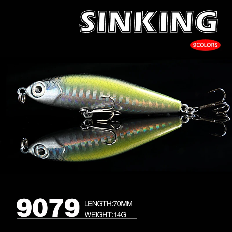 2026 Señuelo De Pesca tipo lápiz, pesas que se hunden, 14g, cebo biónico Artificial, Señuelos De Pesca De agua salada para peces De lubina grande, Leurre De Peche - imagen 4