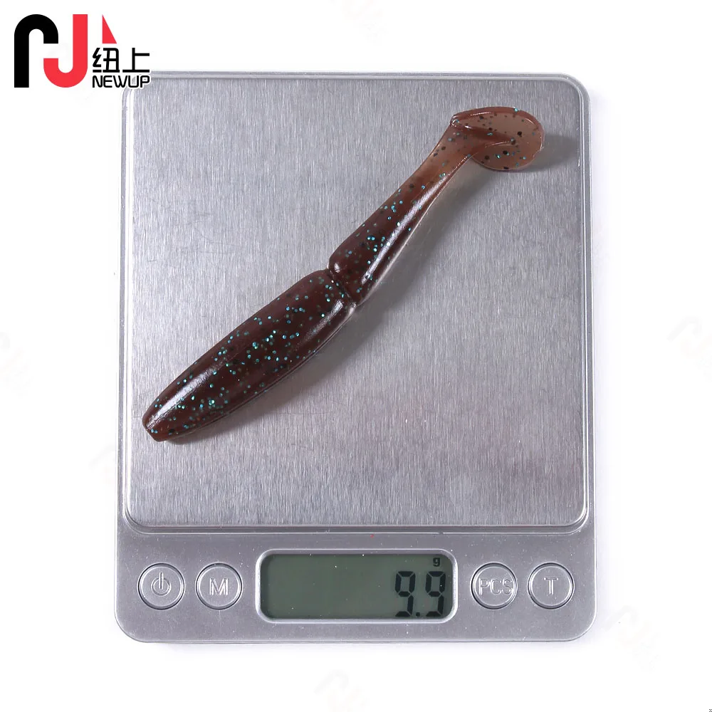 Cebo de sábalo de silicona suave, Wobblers artificiales para trucha, bagre, artículos, aparejos, 10cm, 9,7g, 5 unidades - imagen 4