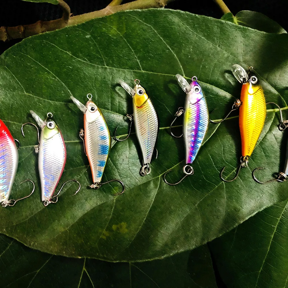 GREENSPIDER, 1 Uds., diseño japonés, señuelo de Pesca duro de alta calidad, Pesca Issen, 49mm, 4,2g, cebo de corriente que se hunde para trucha, Lucio, perca, lubina