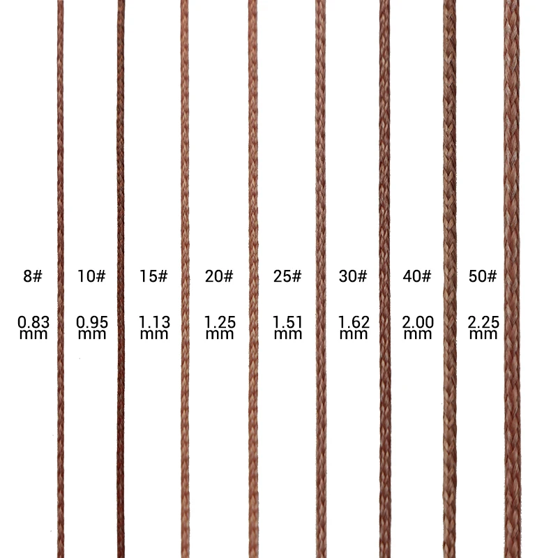 Línea de pesca trenzada extrema, sedal de 100% Pe, verde militar, 8 tamaños de prueba, núcleo hueco, superalambre, cero estiramiento - imagen 4