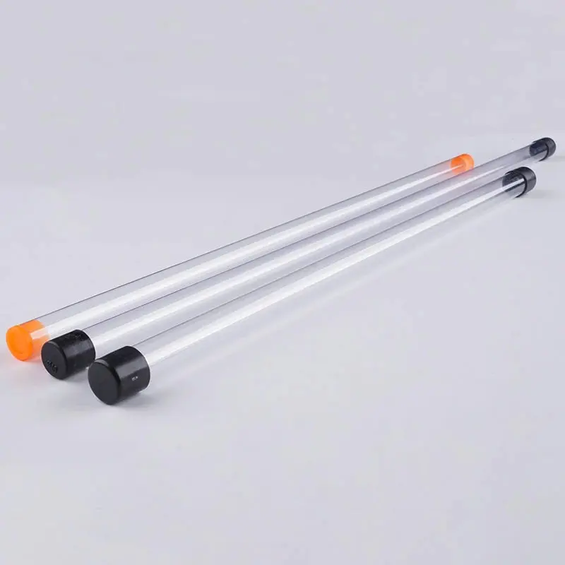 10 unids/lote 0,85-1,2 cm de ancho flotador de pesca tubo Bobber de pesca boya de PVC protección tubo de almacenamiento portátil Boya tubo aparejos de pesca - imagen 4