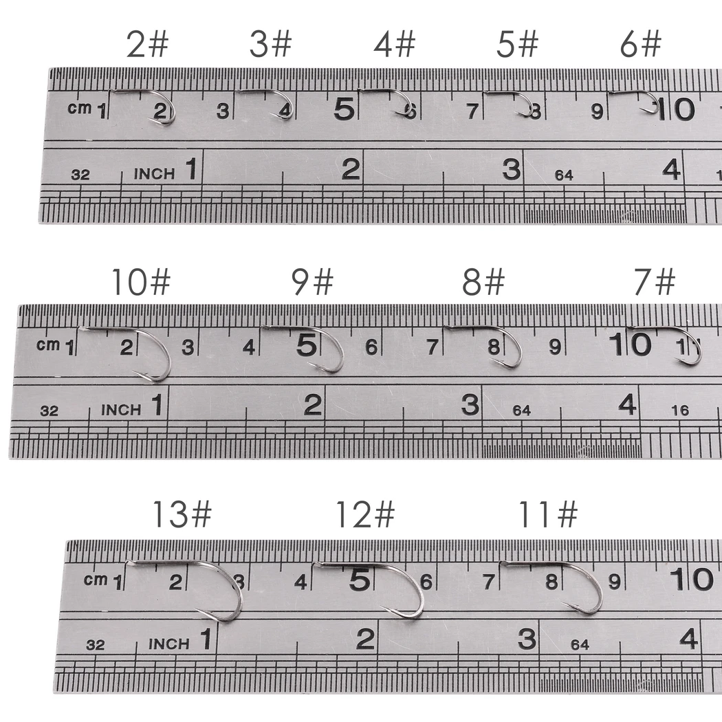Anzuelos de Pesca de acero al carbono, anzuelos duraderos, cabeza de plantilla, aparejos de Pesca de carpa, 50 unids/caja - imagen 3