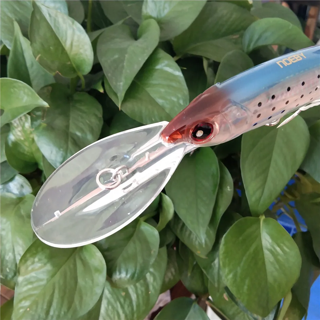 NOEBY, 2 uds., 12cm, 30g, 14cm, 50g, 16cm, 70g, señuelo de pesca con curricán, juego Wobbler, cebo duro MINNOW, aparejos de pesca con curricán NBL9046 - imagen 4