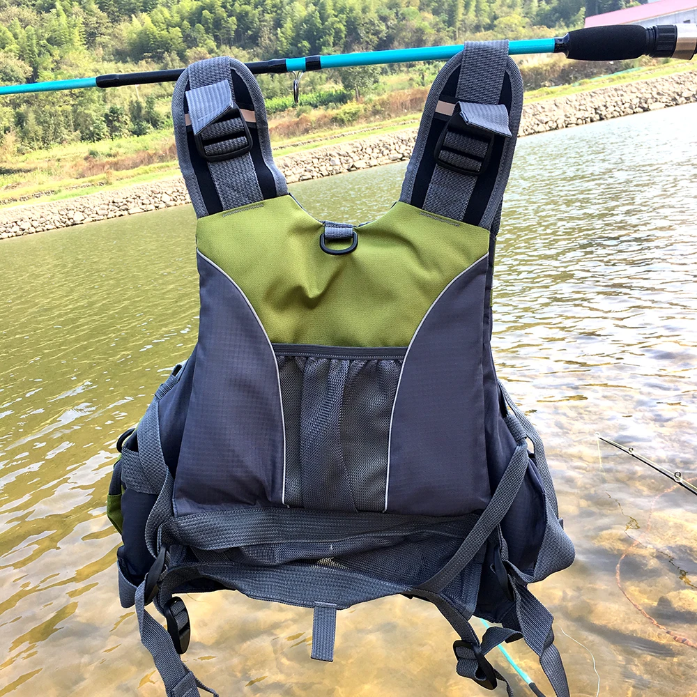 GHOTDA-Chaleco de seguridad para pesca, chaqueta de seguridad para natación, barco, chaleco deportivo - imagen 4