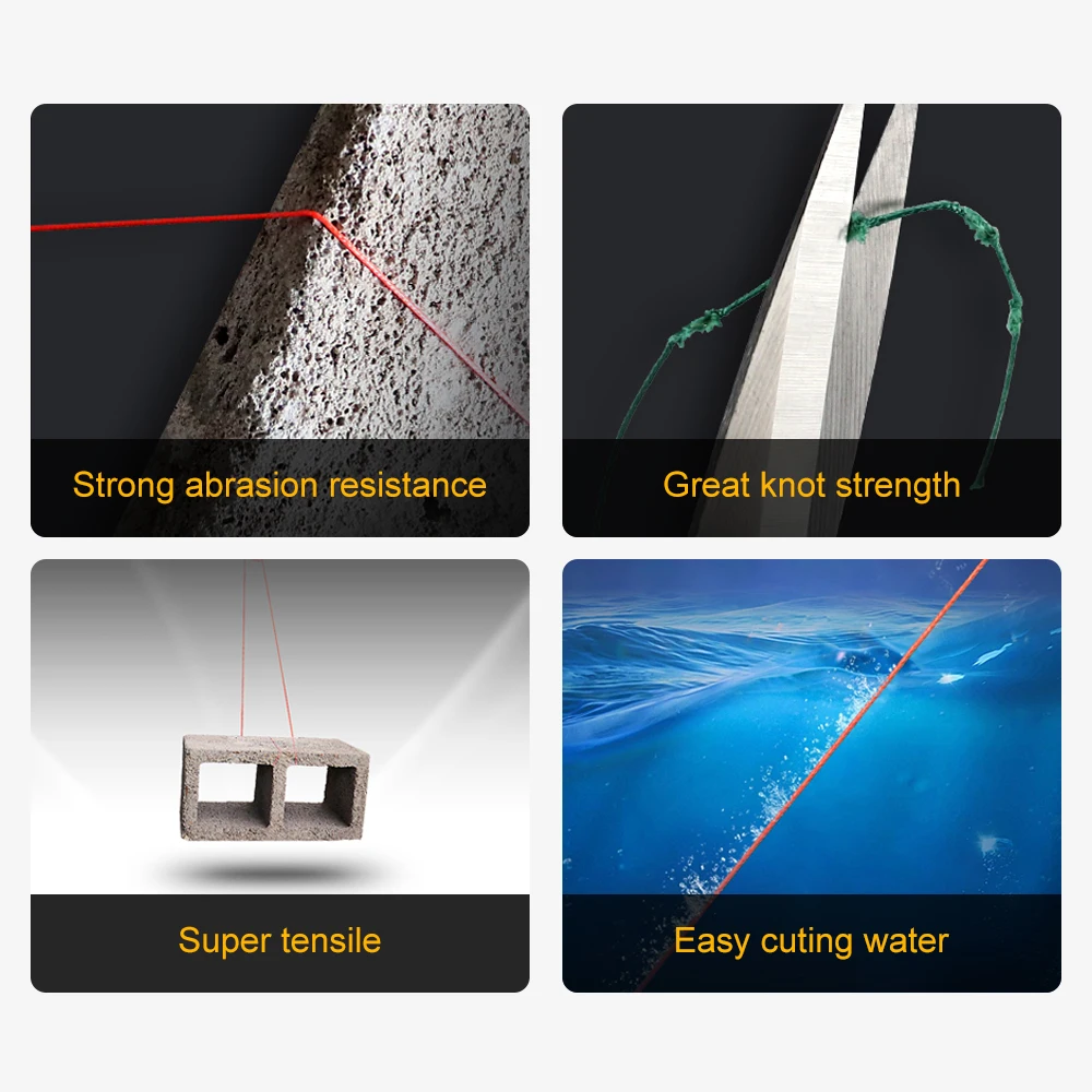 JOF-Hilo de pescar trenzado de 8 hebras, multifilamento de 300M, 500M, 1000M, para pesca de carpa, cable de alambre trenzado japonés, accesorios de pesca de mar - imagen 4