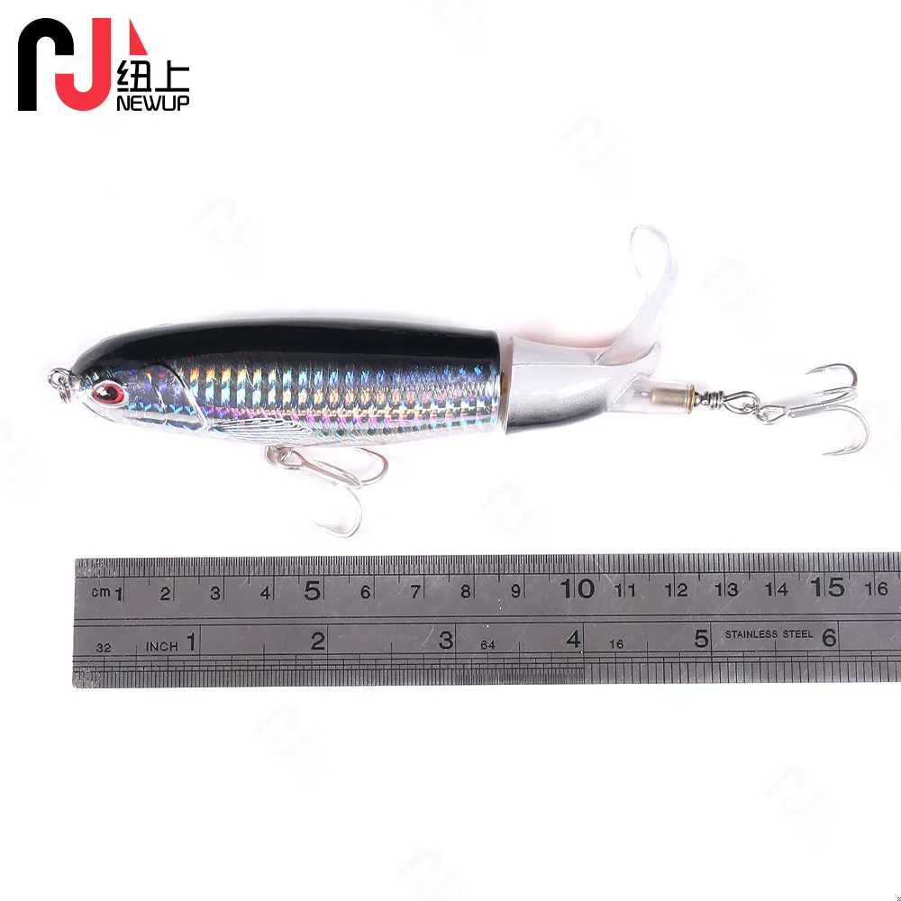 Señuelo de lápiz Plopper para pesca, cebo duro Wobblers de rotación, Topwater anzuelo de pesca, 37g, 1 ud. - imagen 4