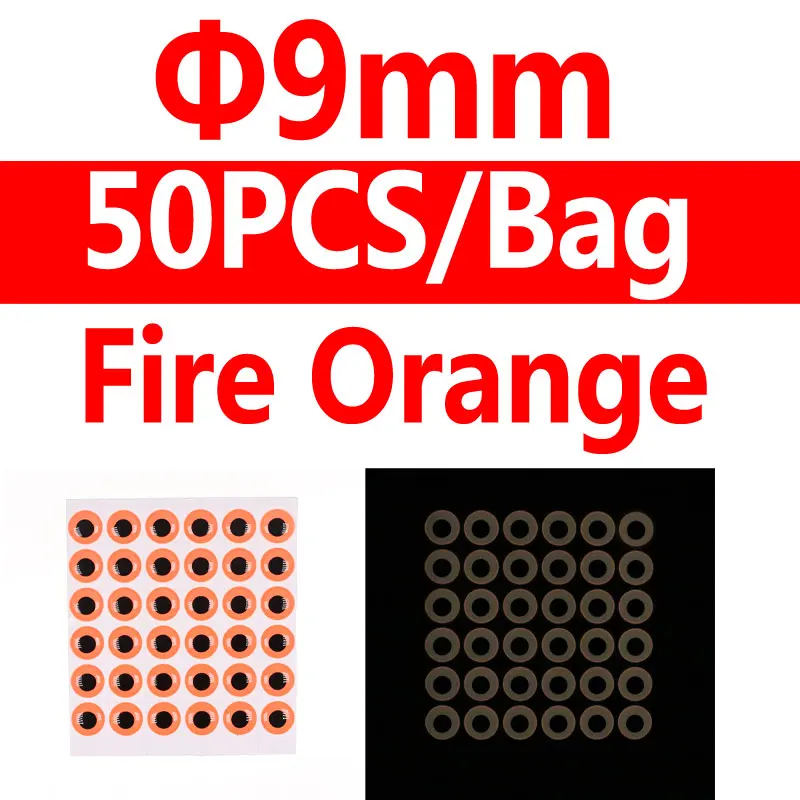 9mm fire orang 50pcs