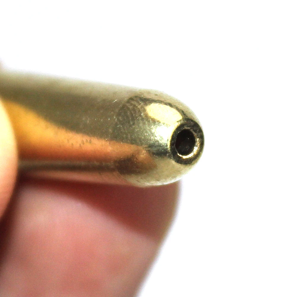 Juego de pesas de plomo para pesca, 3,5g, 5g, 7g, 10g, 100 piezas, colgante biselado de cobre, accesorios para señuelos de mar, venta al por mayor - imagen 4