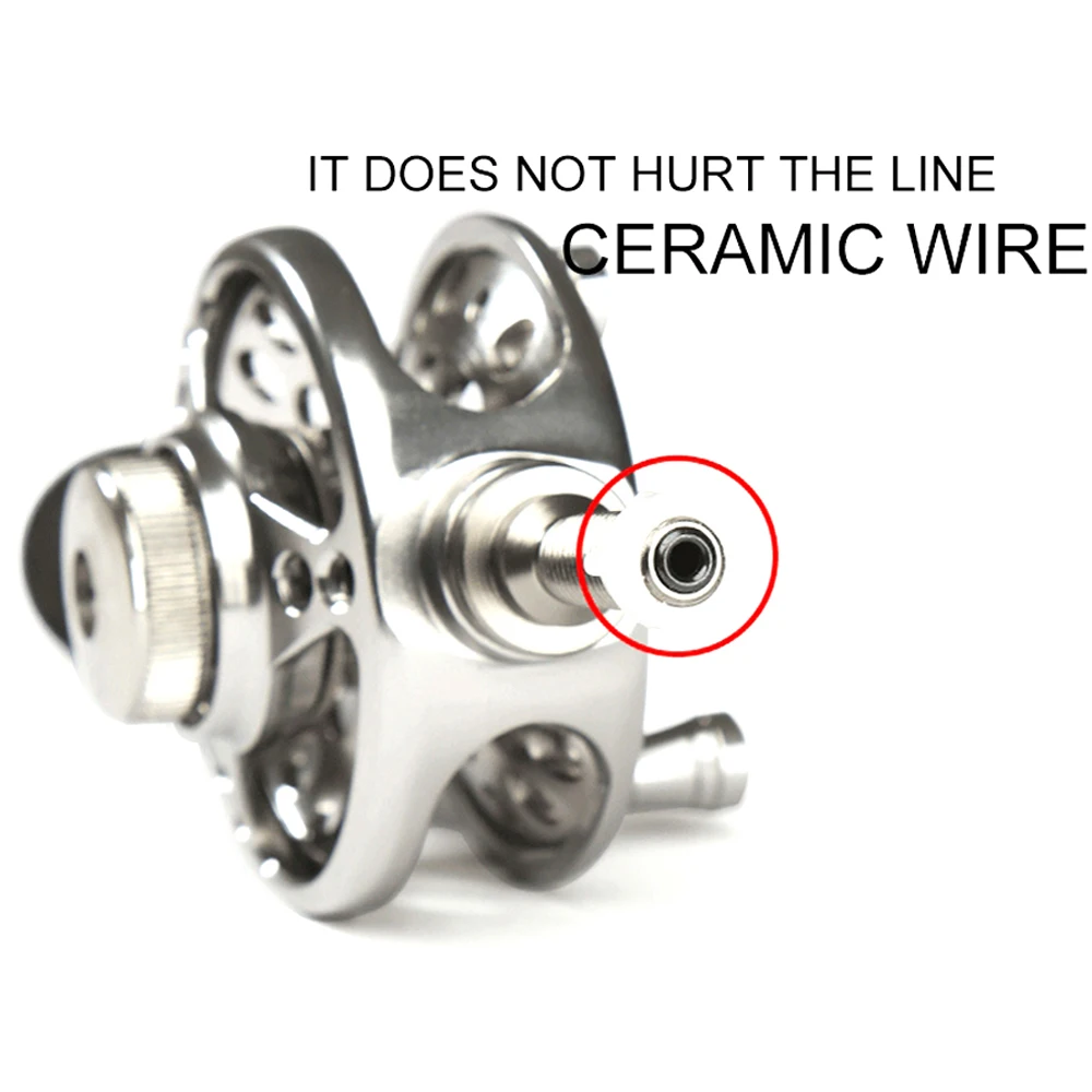 Carrete hueco de reequipamiento DIY para caña de pescar de carpa, línea interna, modificación de rueda de Baitcasting totalmente de Metal, engranaje fundido de balsa 2 + 1BB - imagen 3