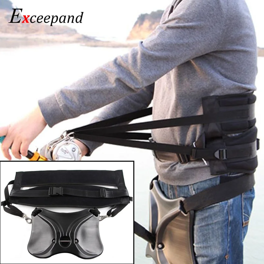 Exceepand-Cinturón de lucha ajustable, cardán de cintura, soporte de caña, arnés, Jigging, pez, juego grande, soporte para barco, accesorios de pesca en el mar - imagen 4