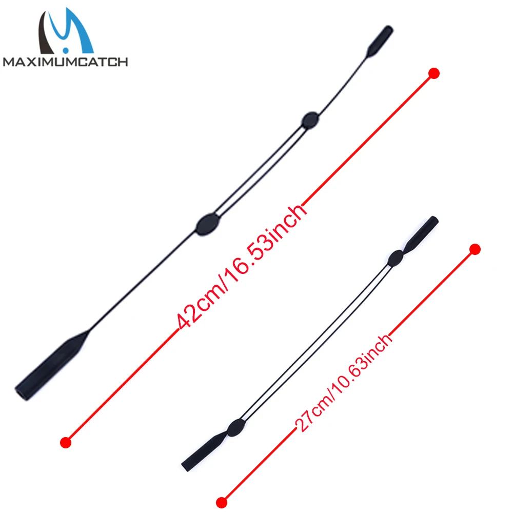 Maximumcatch-cordón elástico para gafas de sol, cuerda ajustable deportiva, para gafas - imagen 3