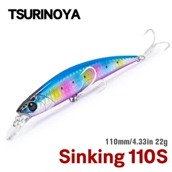 Jerkbait Tsurinoya DW77 – 110mm 22g para trucha y lubina