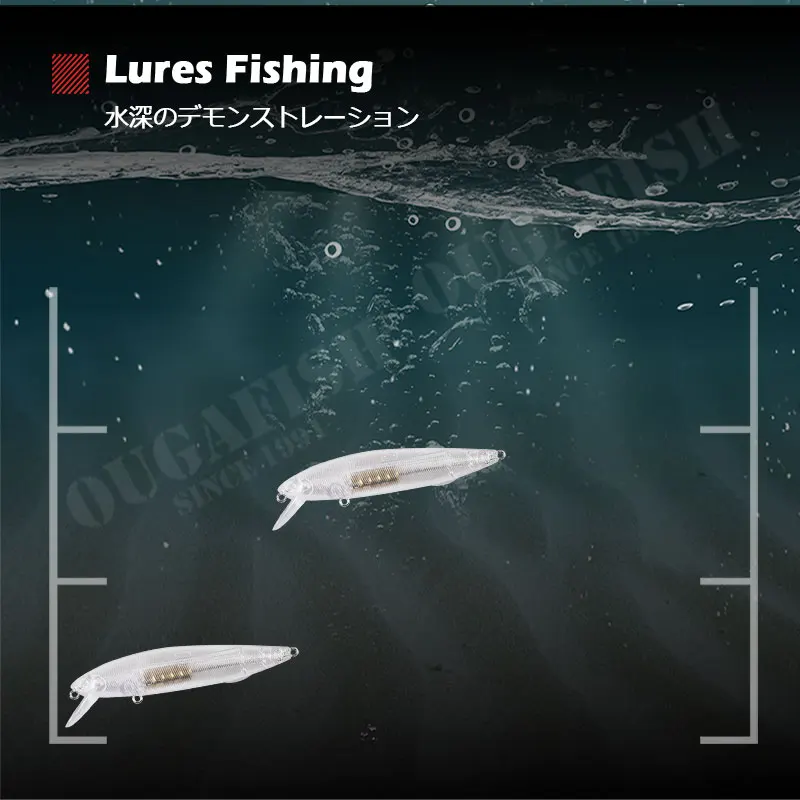 Señuelo De Pesca Minnow, señuelos transparentes sin pintar en blanco, 4-16,5g, 60-110mm, Wobblers, Accesorios De Pesca A La Carpe, productos De Angeln - imagen 3