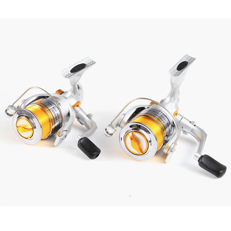 JYJ-carrete de pesca giratorio de Metal, 8KG de arrastre máximo, mango de acero inoxidable, accesorios de pesca en agua salada - imagen 5