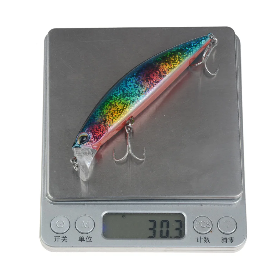 Señuelo de pesca de pececillo que se hunde, cebo duro Artificial de 30g y 10,5 cm, Wobblers de pesca, perca, Lucio, salmón, trucha, lubina, aparejos de pesca - imagen 5