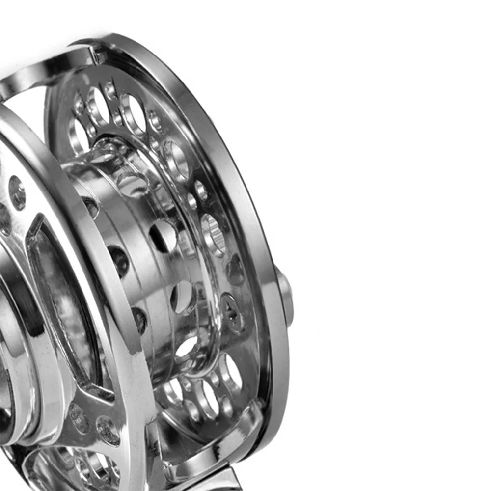 Carrete de pesca con mosca ultraligero de Metal completo 2 + 1BB carretes de pesca de carpa mecanizados CNC rueda de hielo de aluminio con fuerza de descarga - imagen 5