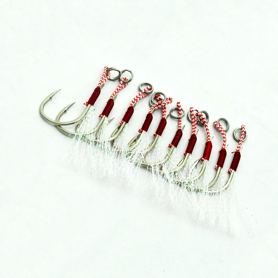 Anzuelos Assist para Jigging – Cuerda trenzada de alta resistencia - imagen 4