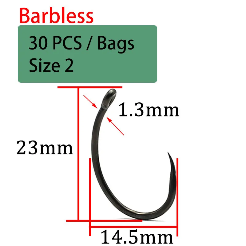 Barbless-Size 2