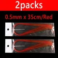 0.5mm 2packs red