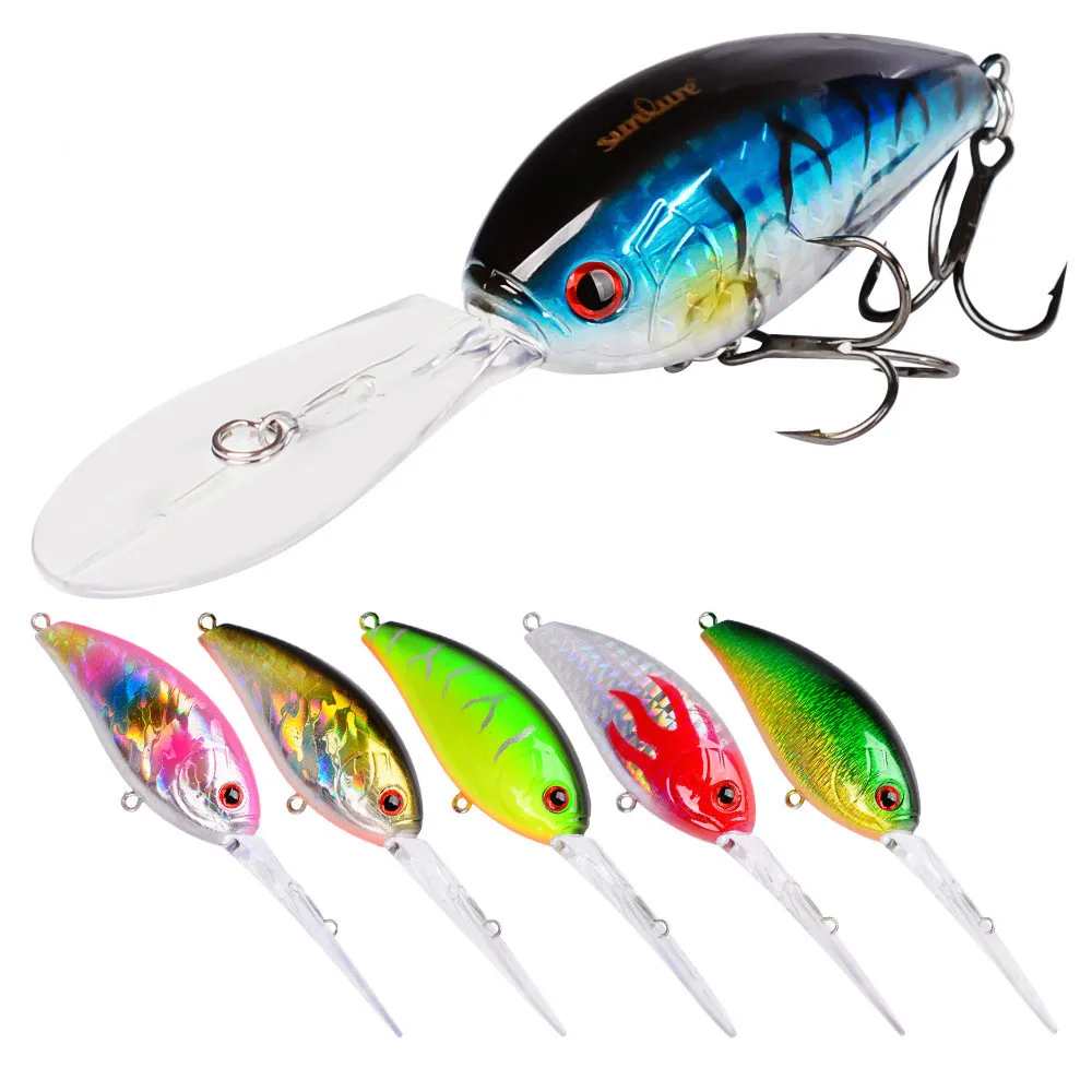 Crankbait-señuelo de Pesca Artificial, aparejos de Pesca de lubina, Whopper, curricán, manivela, Isca, 110mm, 18,5g - imagen 5