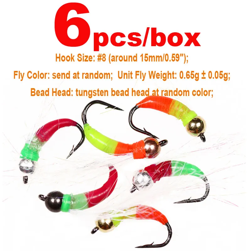 6pcs at random color