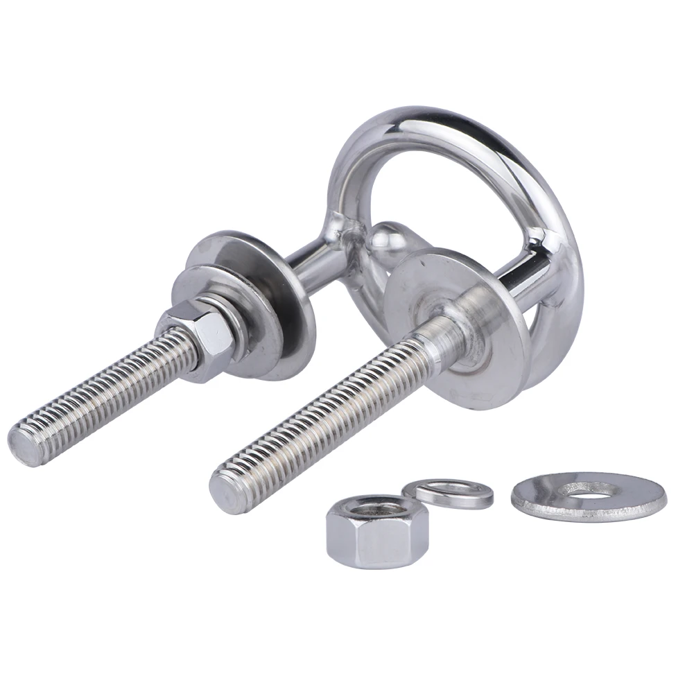 Boat Parts Accessories Marine Stainless Steel Transom Mount Ski Tow Boat Hook for Boats - imagen 5