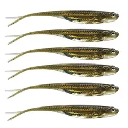 THKFISH Señuelos de silicona Jerk Shad para carpa agua dulce