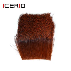 Icerio Pelo de ciervo natural para moscas secas y caddis