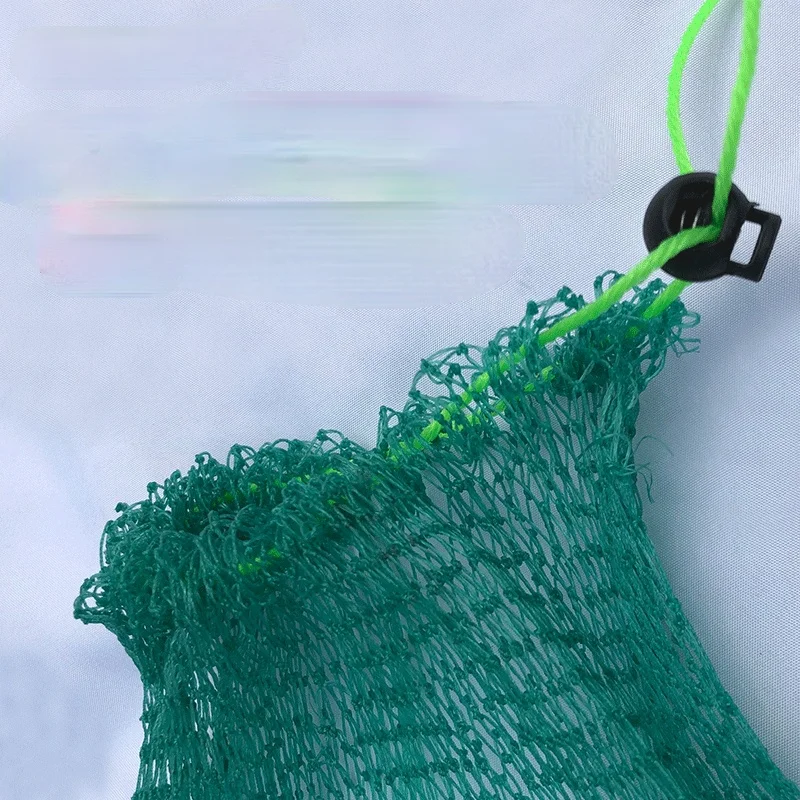 Redes de fundición de cifrado, malla pequeña plegable, bolsa de transporte de pescado, tiro a mano, red de Pesca, equipo de Pesca - imagen 5