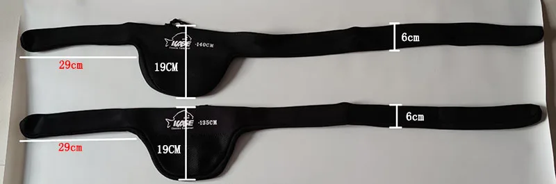 Mochila De Pesca giratoria, bolsa de hombro, cubierta de carrete, portador de poste de almacenamiento, funda de varilla de nailon plegable, J478, 120/125/130/135 cm - imagen 4