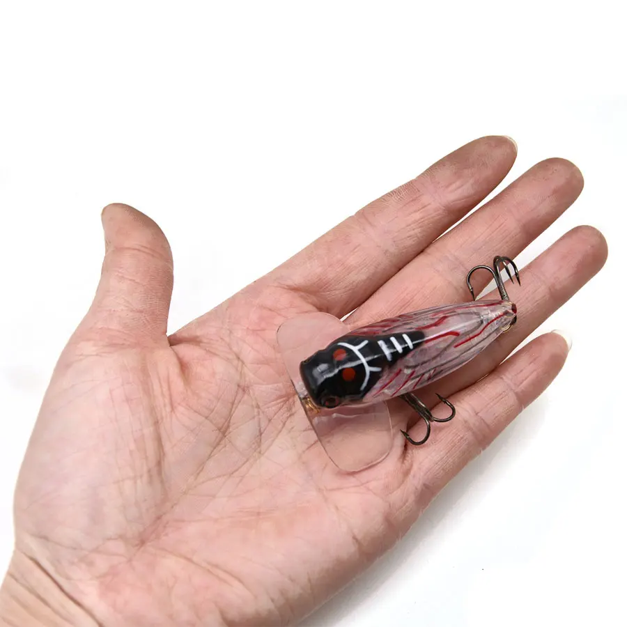 Señuelo duro de cicada para pesca, cebos de plástico duro, aparejos de pesca con mosca, 9g, 1 unidad - imagen 5
