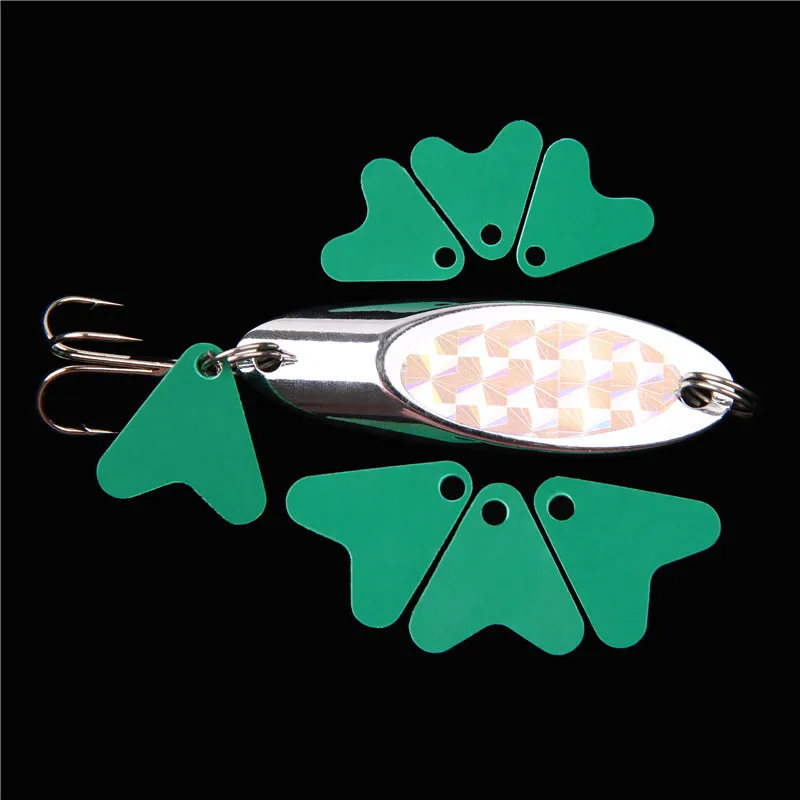 200 Uds de anzuelo de cucharilla SPINNER lentejuelas Señuelos de Pesca accesorios DIY señuelo de pesca Artificial cebos Wobbler abordar - imagen 4