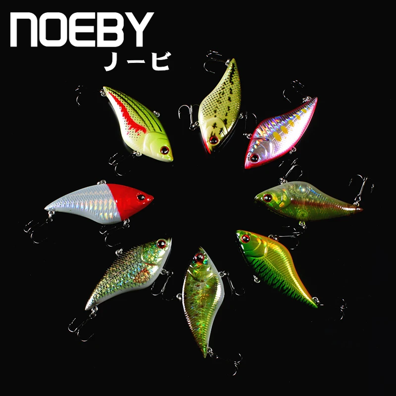 NOEBY-señuelo de pesca de mimbre, 70mm, 15g, Wobblers de hundimiento VIB para Pike Swimbaits 9058, cebo duro, Señuelos de Pesca de invierno - imagen 3