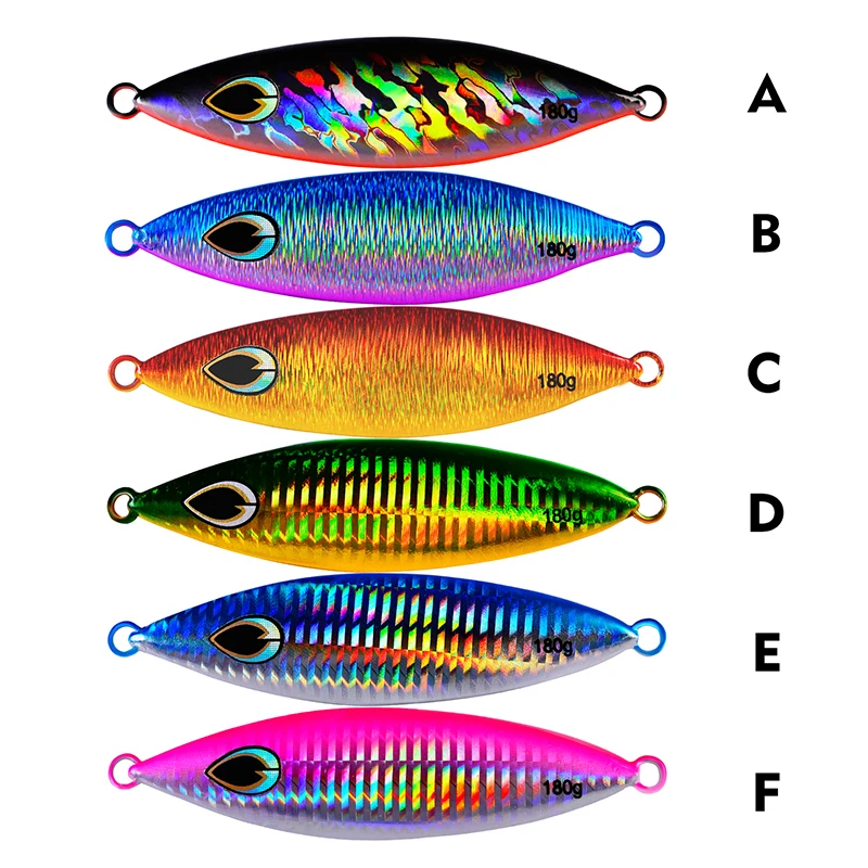 PROBEROS-señuelo de pesca Jigging, Lure180G/11,5 CM, plantilla de Metal, 6 unidades - imagen 4