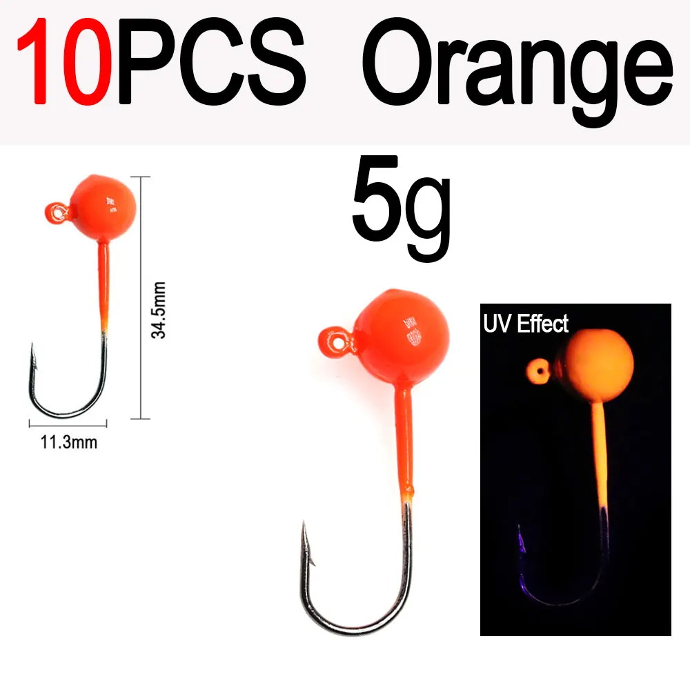 10pcs orange 5g