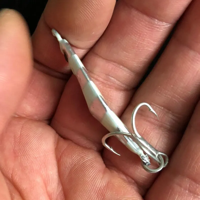 Señuelo Artificial de pesca brillante, cebo duro luminoso, planeador plano del océano, 5-15g - imagen 5