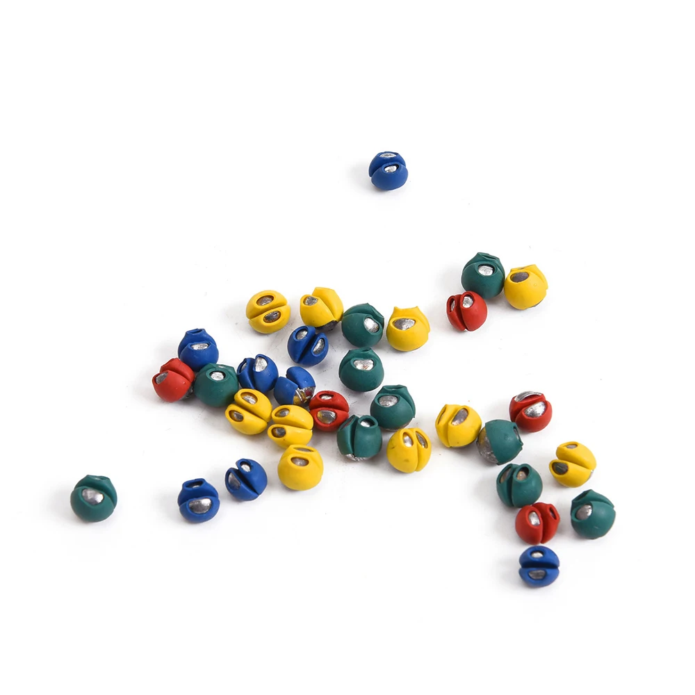 50 unids/lote, no daña la línea de pesca, envoltorio, Clip de plomo, cebo de boca abierta, línea de peso, accesorios de aparejos de protección, plomos divididos - imagen 5