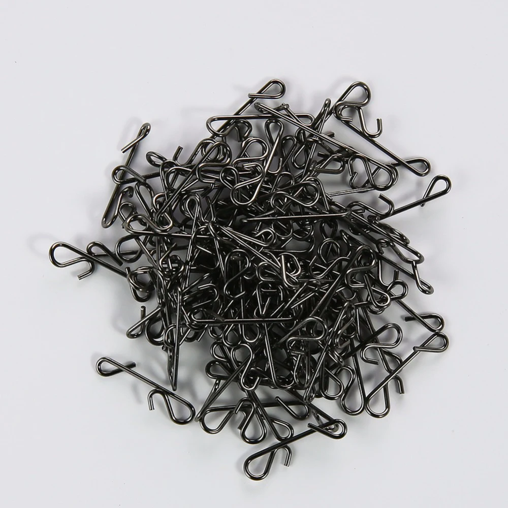 Cable de pesca de acero inoxidable, conector giratorio, accesorios, Pin de presión, Kit de herramientas de señuelo, ganchos de presión para gancho - imagen 5