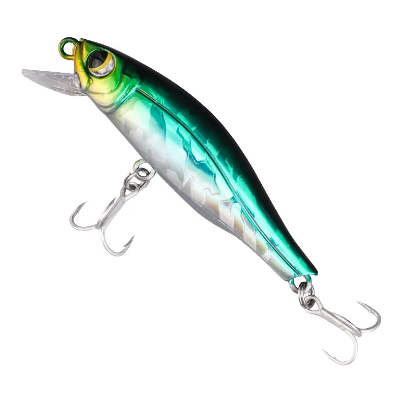 Señuelo de pesca Minnow de hundimiento lento 7g 10g señuelos artificiales 6cm 7cm cebo duro 1 pieza VENTA - imagen 5